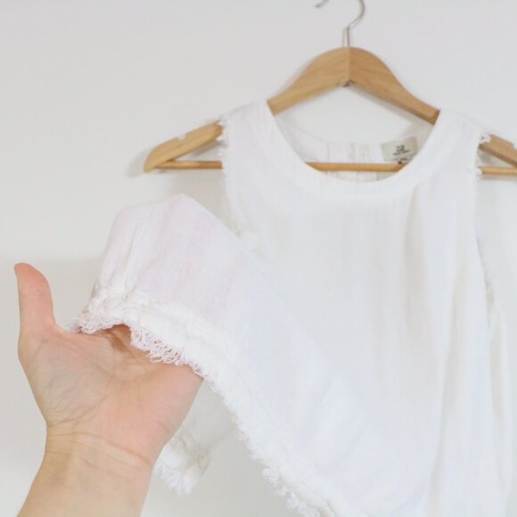 *Thread + Supply White Tank Blouse - Picture 6 of 8